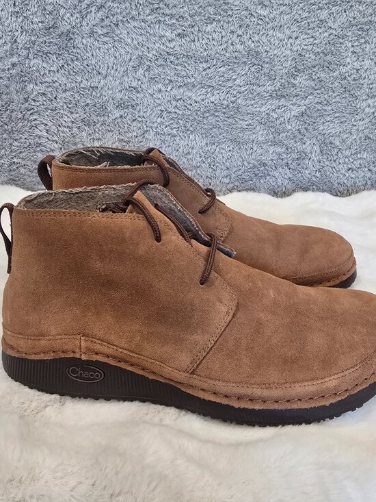 Chaco Men\'s Paonia Desert Boot Cinnamon Brown Suede Size 9 Gently Worn Once